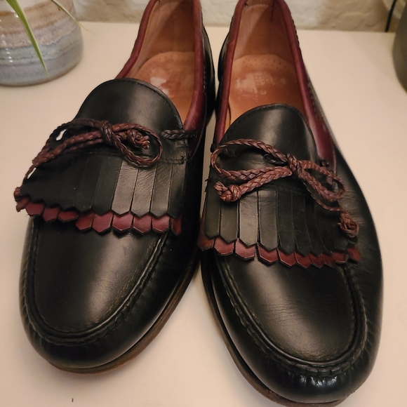 Allen Edmonds Woodstock Leather Men\'s Dress Shoes Brown Black  Size 11 EEE J main image 3